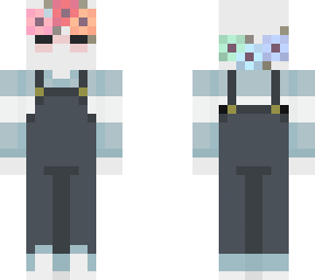 mask blue flowers