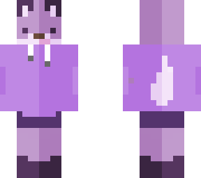 purple dog in hoodie