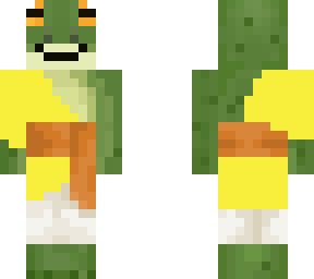 frog monk yeloww