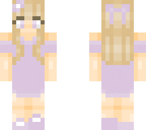 purple dress