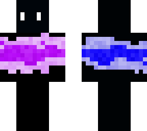blue or purple man