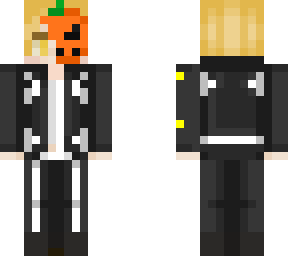 chargebolt with a pumpkin mask