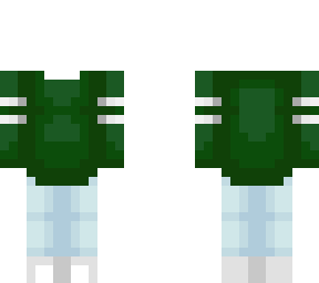 long emerald sweater outfit base
