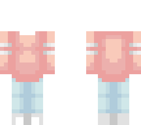 long peach sweater outfit base