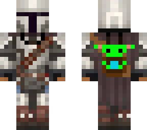 mandolarian with baby yoda