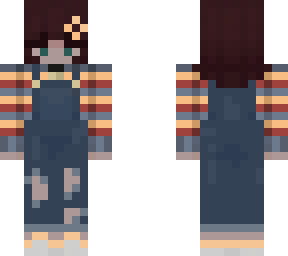 mi skin con peto y jersey de rayas :p