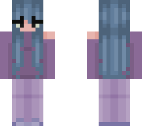 ~-+ purpulish bluish girl +-~