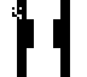 black and white minifigure