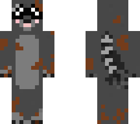 cartoon dirty racoon