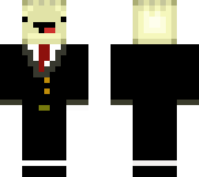 onion in suit and tie