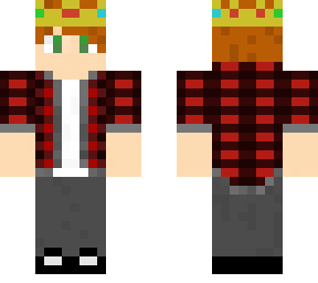 red flannel with crown
