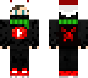 skin de navidad de youtube