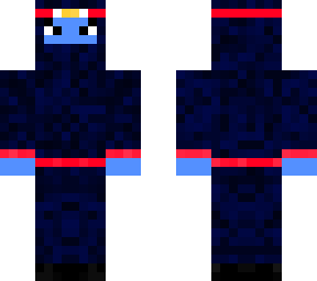 blue ninja man