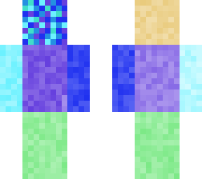 Cool Different Colour Skin | Minecraft Skin