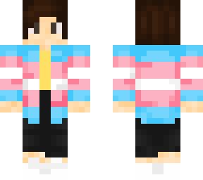 cute boy with trans jacket