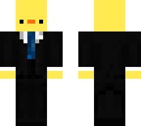 duck in a suit - blue tie
