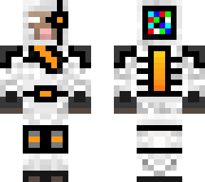 orange cyborg sheep