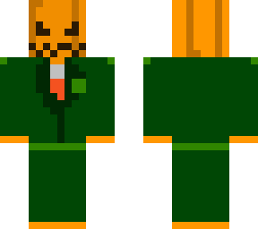 pumpkin suit man