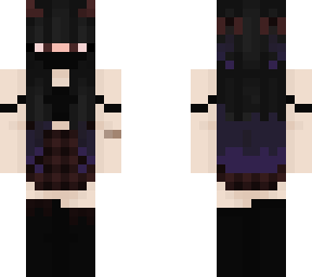 purple hair devil