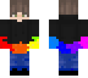 rainbow hoodie