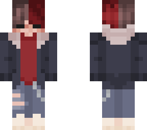 edit: red shirt boy split dye fix