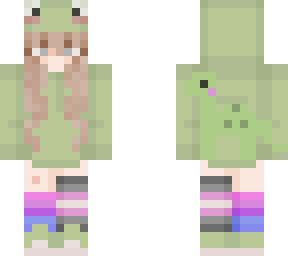 frog girl blond blue eyes (not mine)