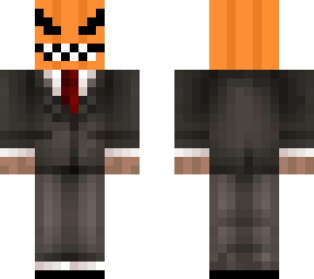 pumkin man in suit costumes for halloween or just for everyday minecraft