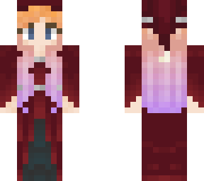 red gothic witch