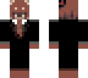red panda in a suit