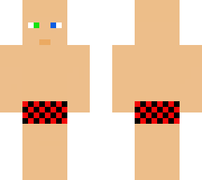 skin slip cadre rouge est noir version chauve