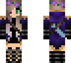 adventurer girl with allium crown
