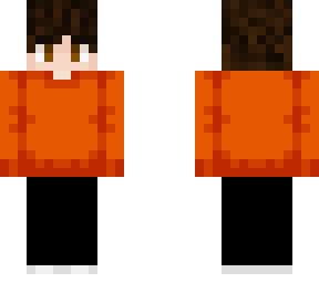 autumn orange sweater
