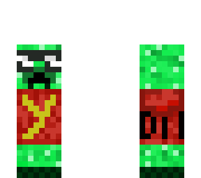 creeper 'y' pool with glasses