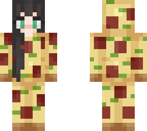 girl in pizza onesie