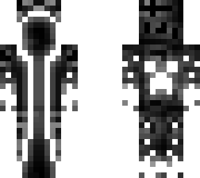 glowing white on black mage