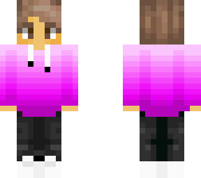 pink cool teenager hoodie gradient 2