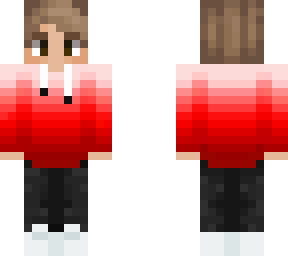 red cool teenager hoodie gradient 2
