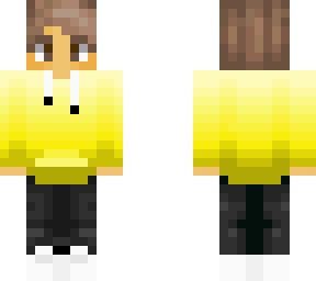 yellow cool teenager hoodie gradient 1