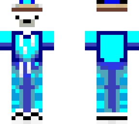 blue and white bear skin updated