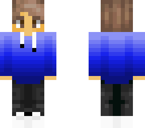 blue cool teenager hoodie gradient 1