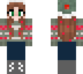 christmas green eyes girl