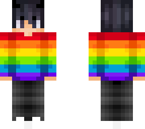 rainbow strip shirt
