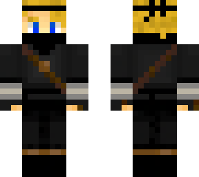 a blonde ninja boy