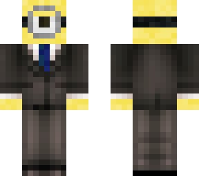 blue tie minion suit
