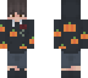 boy with pumpkin sweatshirt