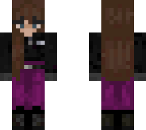 equestrian outfit- black/purple <3