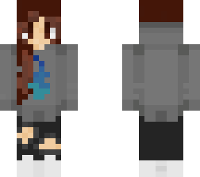 girl with grey hoodie