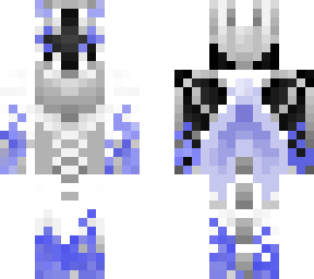 skeleton dragon awaken blue - skintober day 7