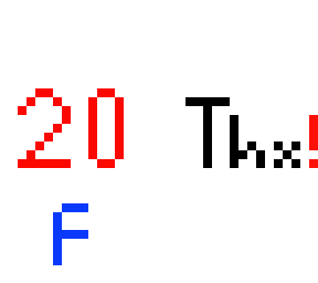 thanks for 20 followers !!!!!! (and to midn1ght and ender7knight )