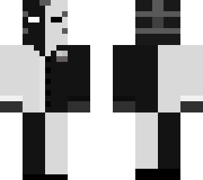 black and white
